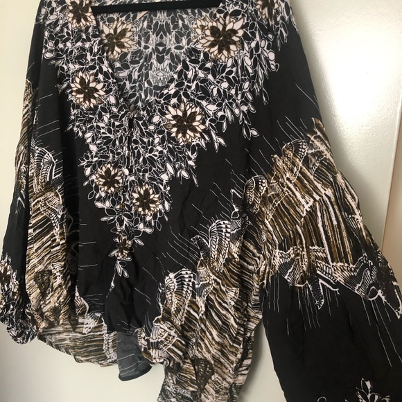 Free People Patterned Blouse - Picture 2 of 4